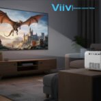 VIIV – Vidéo Projecteur Smart 1080P 900 ANSI Lumens, Autofocus Intelligent, Son Stéréo 3D 8W, Wi-Fi & Bluetooth, Compatible 4K – Image 6