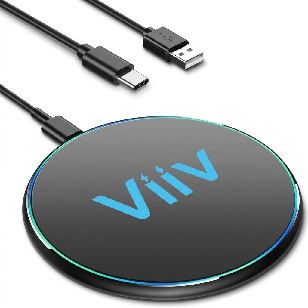 61+V+rCmvoL._AC_SX679_.jpg_20260924100016 Viiv - Chargeur Sans Fil pour Carte Intelligente, 15W , Compatible Qi, Charge Stable et Sécurisée, Format Compact et Léger – Image 1