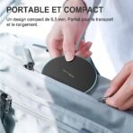 Viiv - Chargeur Sans Fil pour Carte Intelligente,  15W , Compatible Qi, Charge Stable et Sécurisée, Format Compact et Léger – Image 6