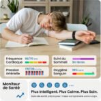 VIIV - Bracelet Connecté Sans Écran GX17 + 3 Bracelets Inclus, Suivi Santé 24/7, +120 Modes Sport, Étanche IP68, Compatible iOS & Android – Image 9