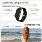 VIIV - Bracelet Connecté Sans Écran GX17 + 3 Bracelets Inclus, Suivi Santé 24/7, +120 Modes Sport, Étanche IP68, Compatible iOS & Android – Image 10