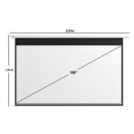 Viiv Écran de Projection Électrique avec moteur – 100″ – Image 2